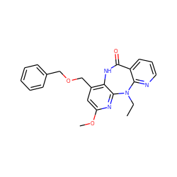 CCN1c2ncccc2C(=O)Nc2c(COCc3ccccc3)cc(OC)nc21 ZINC000005842148