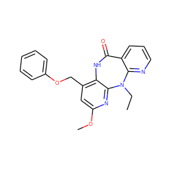 CCN1c2ncccc2C(=O)Nc2c(COc3ccccc3)cc(OC)nc21 ZINC000005842160