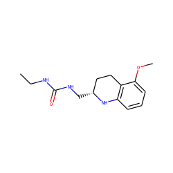CCNC(=O)NC[C@@H]1CCc2c(cccc2OC)N1 ZINC000473114987