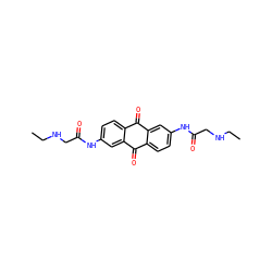 CCNCC(=O)Nc1ccc2c(c1)C(=O)c1ccc(NC(=O)CNCC)cc1C2=O ZINC000005760434