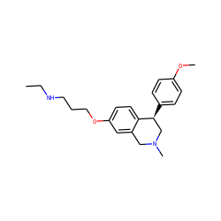CCNCCCOc1ccc2c(c1)CN(C)C[C@@H]2c1ccc(OC)cc1 ZINC000028818083