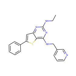 CCNc1nc(NCc2cccnc2)c2sc(-c3ccccc3)cc2n1 ZINC001772570758