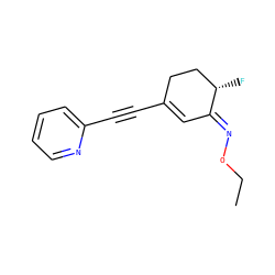 CCO/N=C1\C=C(C#Cc2ccccn2)CC[C@@H]1F ZINC000095552811
