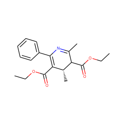 CCOC(=O)C1=C(c2ccccc2)N=C(C)C(C(=O)OCC)[C@@H]1C ZINC000026816354