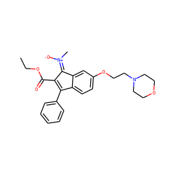 CCOC(=O)C1=C(c2ccccc2)c2ccc(OCCN3CCOCC3)cc2/C1=[N+](\C)[O-] ZINC000028956047