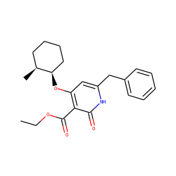 CCOC(=O)c1c(O[C@@H]2CCCC[C@@H]2C)cc(Cc2ccccc2)[nH]c1=O ZINC000095591314