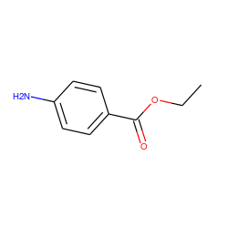 CCOC(=O)c1ccc(N)cc1 ZINC000012358719