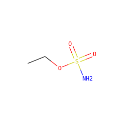 CCOS(N)(=O)=O ZINC000005860443