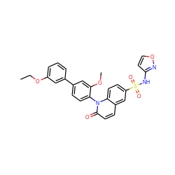 CCOc1cccc(-c2ccc(-n3c(=O)ccc4cc(S(=O)(=O)Nc5ccon5)ccc43)c(OC)c2)c1 ZINC001772615066