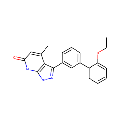 CCOc1ccccc1-c1cccc(-c2n[nH]c3[nH]c(=O)cc(C)c23)c1 ZINC000063539478