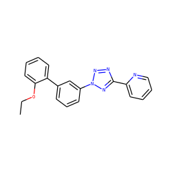 CCOc1ccccc1-c1cccc(-n2nnc(-c3ccccn3)n2)c1 ZINC000028384960