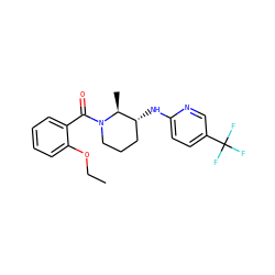 CCOc1ccccc1C(=O)N1CCC[C@@H](Nc2ccc(C(F)(F)F)cn2)[C@@H]1C ZINC000218452929