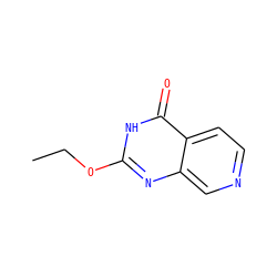 CCOc1nc2cnccc2c(=O)[nH]1 ZINC000214091178