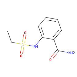 CCS(=O)(=O)Nc1ccccc1C(N)=O ZINC000006858491