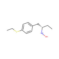 CCSc1ccc(C[C@H](CC)NO)cc1 ZINC000048999349