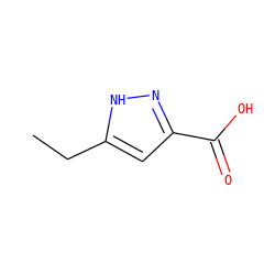 CCc1cc(C(=O)O)n[nH]1 ZINC000006658378