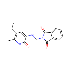 CCc1cc(NCN2C(=O)c3ccccc3C2=O)c(=O)[nH]c1C ZINC000005887160