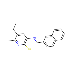 CCc1cc(NCc2ccc3ccccc3c2)c(S)nc1C ZINC000013727842