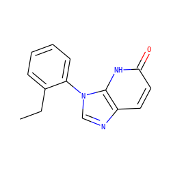 CCc1ccccc1-n1cnc2ccc(=O)[nH]c21 ZINC000118269407