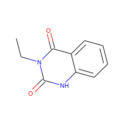 CCn1c(=O)[nH]c2ccccc2c1=O ZINC000012504790