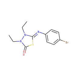 CCn1c(=O)s/c(=N\c2ccc(Br)cc2)n1CC ZINC000103190516