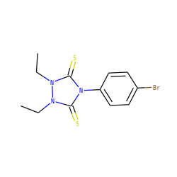 CCn1c(=S)n(-c2ccc(Br)cc2)c(=S)n1CC ZINC000103190497