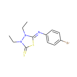 CCn1c(=S)s/c(=N\c2ccc(Br)cc2)n1CC ZINC000103190520