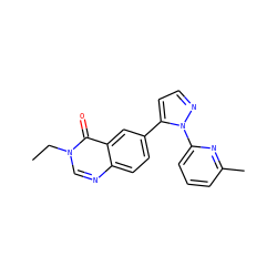 CCn1cnc2ccc(-c3ccnn3-c3cccc(C)n3)cc2c1=O ZINC000084597072