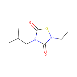 CCn1sc(=O)n(CC(C)C)c1=O ZINC000084727051