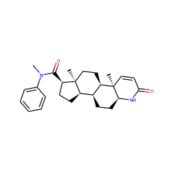 CN(C(=O)[C@@H]1CC[C@@H]2[C@@H]3CC[C@@H]4NC(=O)C=C[C@]4(C)[C@@H]3CC[C@]12C)c1ccccc1 ZINC000026957590