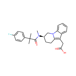 CN(C(=O)C(C)(C)c1ccc(F)cc1)[C@@H]1CCc2c(CC(=O)O)c3ccccc3n2C1 ZINC000068204189