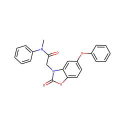 CN(C(=O)Cn1c(=O)oc2ccc(Oc3ccccc3)cc21)c1ccccc1 ZINC000059824286
