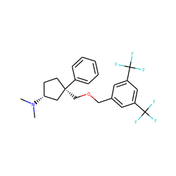 CN(C)[C@@H]1CC[C@@](COCc2cc(C(F)(F)F)cc(C(F)(F)F)c2)(c2ccccc2)C1 ZINC000035998235