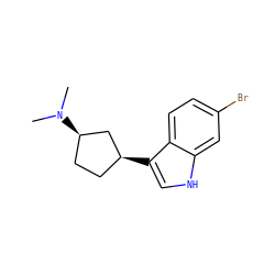 CN(C)[C@@H]1CC[C@H](c2c[nH]c3cc(Br)ccc23)C1 ZINC000034644867