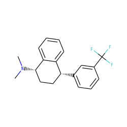 CN(C)[C@H]1CC[C@@H](c2cccc(C(F)(F)F)c2)c2ccccc21 ZINC000029326305