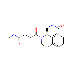CN(C)C(=O)CCC(=O)N1CCc2cccc3c2[C@@H]1CNC3=O ZINC000045350609