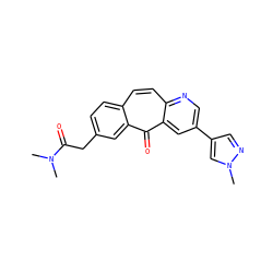 CN(C)C(=O)Cc1ccc2ccc3ncc(-c4cnn(C)c4)cc3c(=O)c2c1 ZINC000095584938