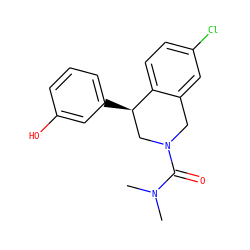 CN(C)C(=O)N1Cc2cc(Cl)ccc2[C@H](c2cccc(O)c2)C1 ZINC000028572588
