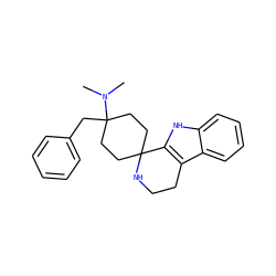 CN(C)C1(Cc2ccccc2)CCC2(CC1)NCCc1c2[nH]c2ccccc12 ZINC000114383760