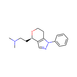 CN(C)CC[C@H]1OCCc2c1cnn2-c1ccccc1 ZINC000148301023