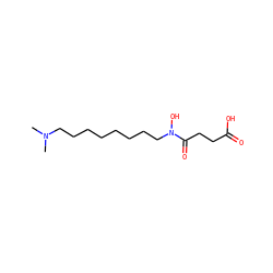 CN(C)CCCCCCCCN(O)C(=O)CCC(=O)O ZINC000058568337