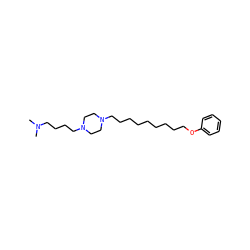 CN(C)CCCCN1CCN(CCCCCCCCCOc2ccccc2)CC1 ZINC000103192191