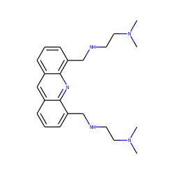 CN(C)CCNCc1cccc2cc3cccc(CNCCN(C)C)c3nc12 ZINC000096308837