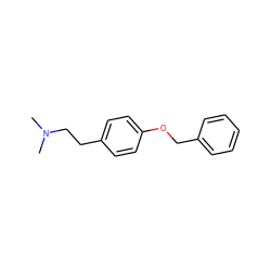 CN(C)CCc1ccc(OCc2ccccc2)cc1 ZINC000013681049