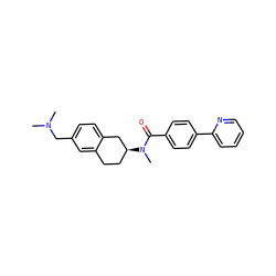 CN(C)Cc1ccc2c(c1)CC[C@H](N(C)C(=O)c1ccc(-c3ccccn3)cc1)C2 ZINC000038149879