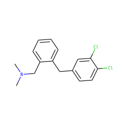 CN(C)Cc1ccccc1Cc1ccc(Cl)c(Cl)c1 ZINC000040430722