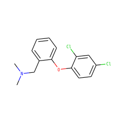 CN(C)Cc1ccccc1Oc1ccc(Cl)cc1Cl ZINC000029129913