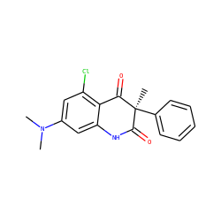CN(C)c1cc(Cl)c2c(c1)NC(=O)[C@](C)(c1ccccc1)C2=O ZINC000028978350