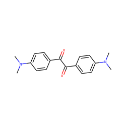 CN(C)c1ccc(C(=O)C(=O)c2ccc(N(C)C)cc2)cc1 ZINC000001648377