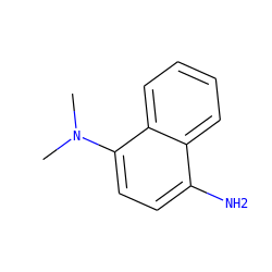 CN(C)c1ccc(N)c2ccccc12 ZINC000005115362